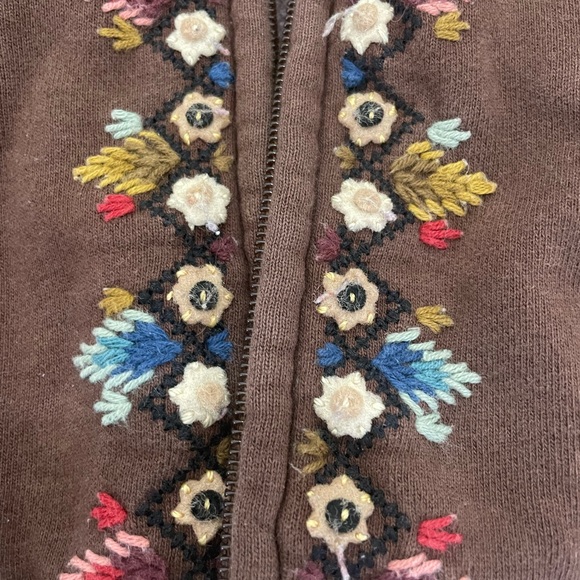 Lucky Brand hooded sweatshirt girls size 3 - Picture 3 of 3